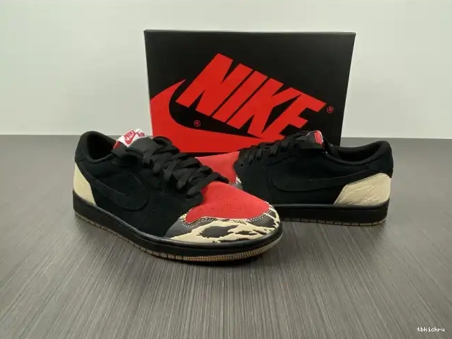 Reps TBK Air SoleFly Jordan x 1 Carnivore Low DN3400-001 0513